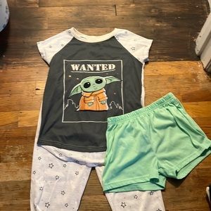 Baby yoda pajama set
